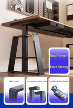 Load image into Gallery viewer, Height Adjustable Electric Motorised Office executive Sit Stand Desk Timbertop SD13
